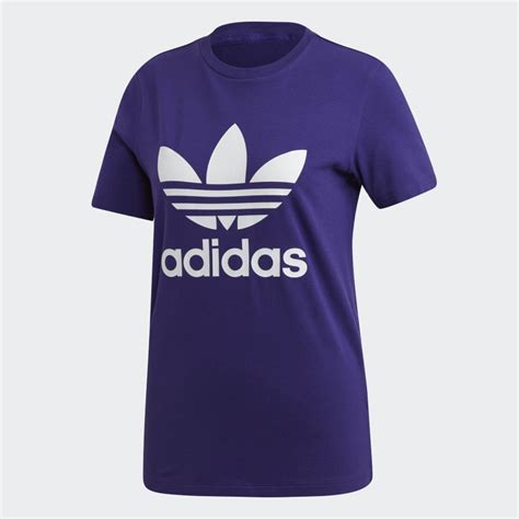 adidas t-shirt lila herren